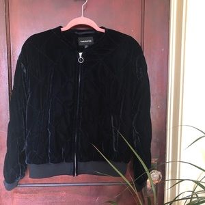 Frank and Oak Velvet Quilted Blazer
